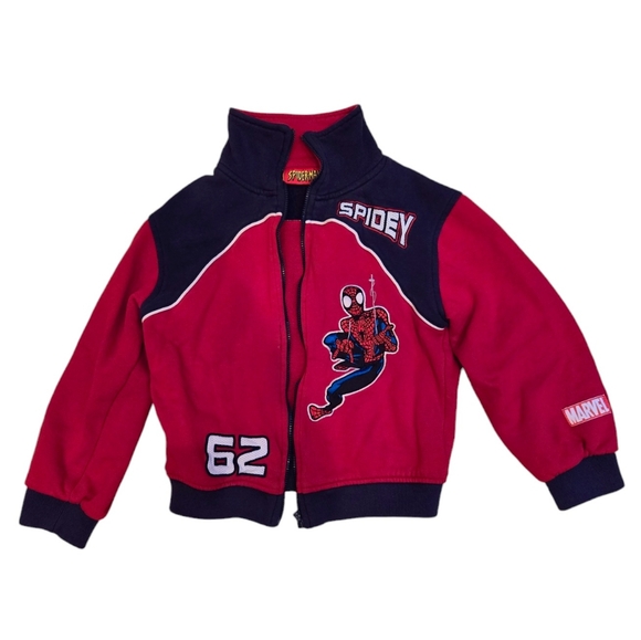 Marvel Other - Vintage Y2K (2005) Marvel Spiderman sweatshirt track jacket